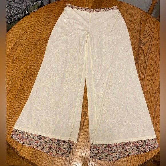 Cato Floral Wide Leg Flare Elastic Waist Dress or Casual Pants - Picture 8 of 16